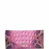 Cheapest ???? BRAHMIN Ombre Melbourne Collection Veronica Snake Print Leather Trifold Wallet Pink Cobra ???? -BRAHMIN Shop unnamed file 284
