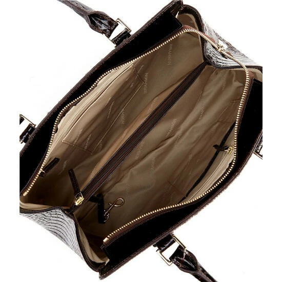 Promo ???? BRAHMIN Ombre Melbourne Collection Small Finley Satchel Bag Cocoa ???? 5 Promo ???? BRAHMIN Ombre Melbourne Collection Small Finley Satchel Bag Cocoa ???? - Image 3