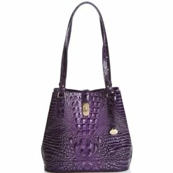 Brand new ???? BRAHMIN Ombre Melbourne Collection Fiora Bucket Bag Ultraviolet ????