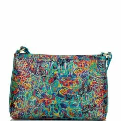 Budget ⌛ BRAHMIN Melbourne Collection Lorelei Blue Rainbow Print Leather Shoulder Bag Blue Ammolite ???? 7 Budget ⌛ BRAHMIN Melbourne Collection Lorelei Blue Rainbow Print Leather Shoulder Bag Blue Ammolite ???? -BRAHMIN Shop unnamed file 360