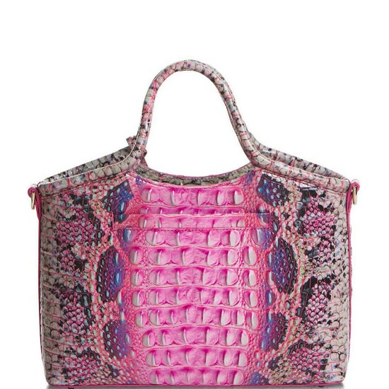 Coupon ???? BRAHMIN Ombre Melbourne Collection Small Elaine Snake Print Leather Satchel Bag Pink Cobra ???? 4 Coupon ???? BRAHMIN Ombre Melbourne Collection Small Elaine Snake Print Leather Satchel Bag Pink Cobra ???? - Image 2