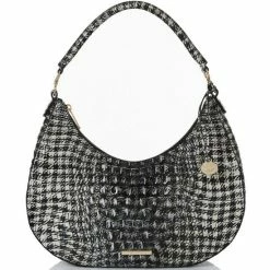 Deals ???? BRAHMIN Ombre Melbourne Collection Bekka Shoulder Bag Houndstooth ????