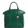 Best Sale ❤️ BRAHMIN Melbourne Collection Large Duxbury Satchel Bag Emerald ????