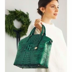Best Sale ❤️ BRAHMIN Melbourne Collection Large Duxbury Satchel Bag Emerald ???? -BRAHMIN Shop unnamed file 44