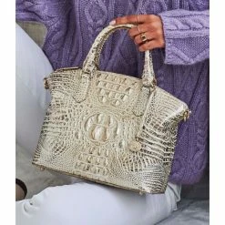 Brand new ???? BRAHMIN Melbourne Collection Duxbury Satchel Bag Golden Glow ???? -BRAHMIN Shop unnamed file 499