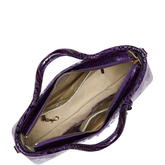 Coupon ???? BRAHMIN Ombre Melbourne Collection Elaine Satchel Bag Ultraviolet ???? 5 Coupon ???? BRAHMIN Ombre Melbourne Collection Elaine Satchel Bag Ultraviolet ???? - Image 3