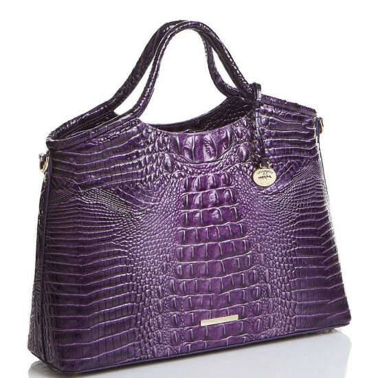 Coupon ???? BRAHMIN Ombre Melbourne Collection Elaine Satchel Bag Ultraviolet ???? 6 Coupon ???? BRAHMIN Ombre Melbourne Collection Elaine Satchel Bag Ultraviolet ???? - Image 4