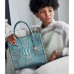Coupon ???? BRAHMIN Melbourne Collection Caroline Satchel Bag Arctic Blue ???? -BRAHMIN Shop unnamed file 532