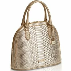 Outlet ???? BRAHMIN Interstellar Collection Georgina Satchel Bag Golden Glow ✔️ -BRAHMIN Shop unnamed file 540