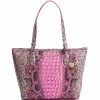 Hot Sale ???? BRAHMIN Ombre Melbourne Collection Medium Asher Snake Print Tote Bag Pink Cobra ???? -BRAHMIN Shop unnamed file 541