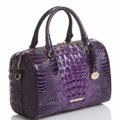 Deals ???? BRAHMIN Ombre Melbourne Collection Stacey Top Zip Satchel Bag Ultraviolet ???? -BRAHMIN Shop unnamed file 548