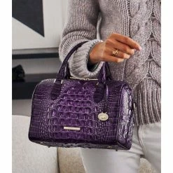 Deals ???? BRAHMIN Ombre Melbourne Collection Stacey Top Zip Satchel Bag Ultraviolet ???? -BRAHMIN Shop unnamed file 549