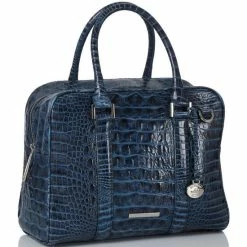 Outlet ???? BRAHMIN Tidewater Collection Marissa Satchel Bag Navy ???? -BRAHMIN Shop unnamed file 553