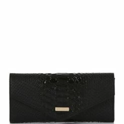 Buy ✨ BRAHMIN Harkness Collection Veronica Trifold Wallet Black ❤️
