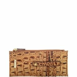 Buy ✨ BRAHMIN Melbourne Collection Leather Crocodile-Embossed Wallet Pecan ???? -BRAHMIN Shop unnamed file 61