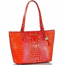 Cheap ???? BRAHMIN Melbourne Collection Medium Asher Tote Bag Flame ???? -BRAHMIN Shop unnamed file 617