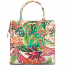 Hot Sale ???? BRAHMIN Melbourne Collection Caroline Utopia Print Satchel Bag ????