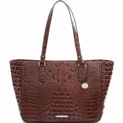 Promo ???? BRAHMIN Melbourne Collection Ashlee Tote Bag Pecan ????