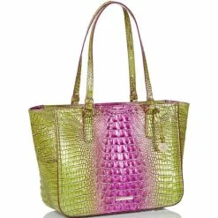 Cheap ???? BRAHMIN Ombre Melbourne Collection Ashlee Tote Bag Limeade ???? -BRAHMIN Shop unnamed file 666