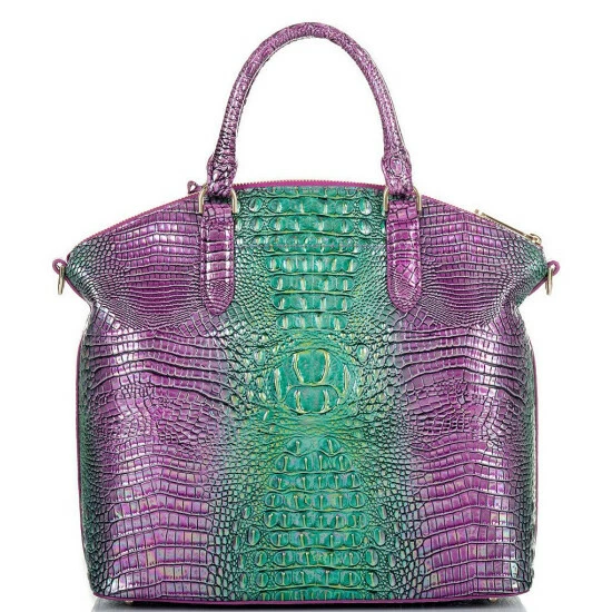 Deals ???? BRAHMIN Ombre Mini Melbourne Collection Large Duxbury Satchel Bag Hyacinth ✔️ 4 Deals ???? BRAHMIN Ombre Mini Melbourne Collection Large Duxbury Satchel Bag Hyacinth ✔️ - Image 2
