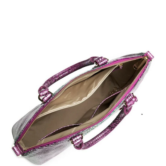 Deals ???? BRAHMIN Ombre Mini Melbourne Collection Large Duxbury Satchel Bag Hyacinth ✔️ 5 Deals ???? BRAHMIN Ombre Mini Melbourne Collection Large Duxbury Satchel Bag Hyacinth ✔️ - Image 3