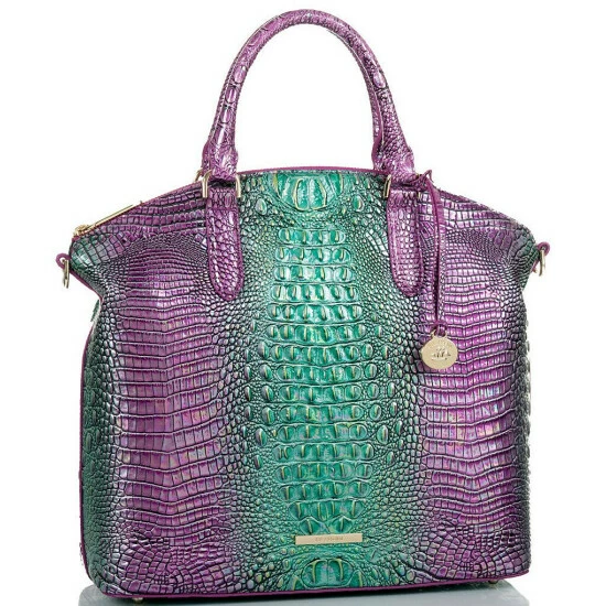 Deals ???? BRAHMIN Ombre Mini Melbourne Collection Large Duxbury Satchel Bag Hyacinth ✔️ 6 Deals ???? BRAHMIN Ombre Mini Melbourne Collection Large Duxbury Satchel Bag Hyacinth ✔️ - Image 4