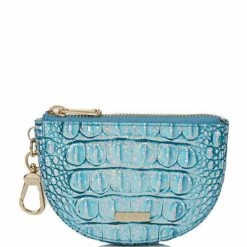 Deals ???? BRAHMIN Melbourne Collection Britt Coin Holder Arctic Blue ????