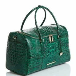 New ???? BRAHMIN Melbourne Collection Talulla Weekender Bag Emerald ???? -BRAHMIN Shop unnamed file 743