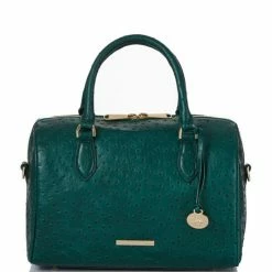 Cheap ???? BRAHMIN Greenvale Collection Stacy Satchel Bag Emerald ????