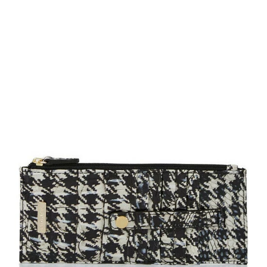 Budget ???? BRAHMIN Ombre Melbourne Collection Credit Card Wallet Houndstooth ???? 3 Budget ???? BRAHMIN Ombre Melbourne Collection Credit Card Wallet Houndstooth ????