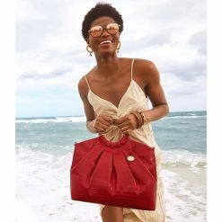 Deals ???? BRAHMIN Haiku Collection Renata Tote Bag Red Dragon ???? -BRAHMIN Shop unnamed file 835