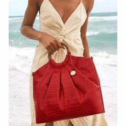 Deals ???? BRAHMIN Haiku Collection Renata Tote Bag Red Dragon ???? -BRAHMIN Shop unnamed file 836