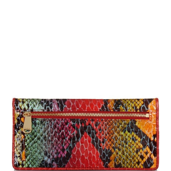 New ???? BRAHMIN Experium Collection Ady Rainbow Animal Print Wallet Red Dragon ⌛ 4 New ???? BRAHMIN Experium Collection Ady Rainbow Animal Print Wallet Red Dragon ⌛ - Image 2