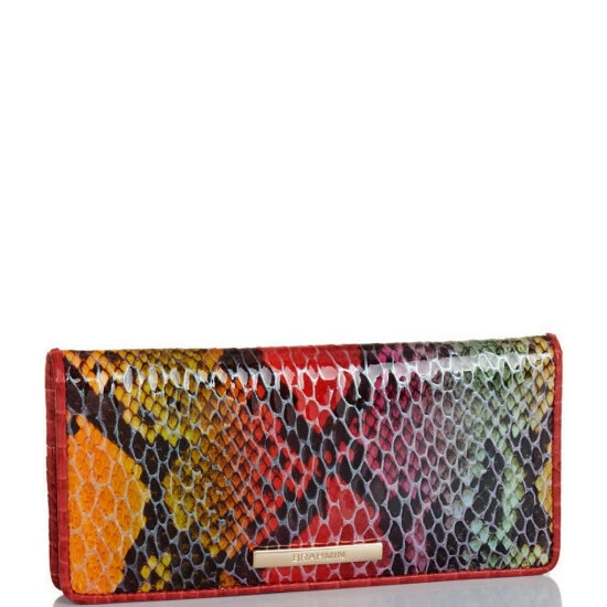 New ???? BRAHMIN Experium Collection Ady Rainbow Animal Print Wallet Red Dragon ⌛ 6 New ???? BRAHMIN Experium Collection Ady Rainbow Animal Print Wallet Red Dragon ⌛ - Image 4