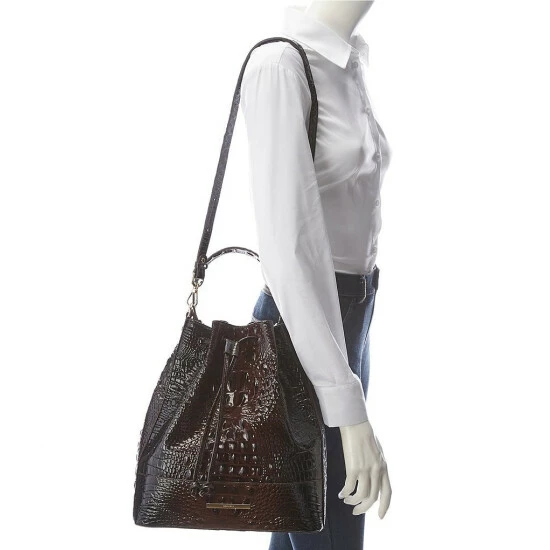 Hot Sale ???? BRAHMIN Melbourne Collection Marlowe Shoulder Bag Cocoa ???? 6 Hot Sale ???? BRAHMIN Melbourne Collection Marlowe Shoulder Bag Cocoa ???? - Image 4