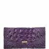 Discount ???? BRAHMIN Ombre Melbourne Collection Veronica Trifold Wallet Ultraviolet ✔️ -BRAHMIN Shop unnamed file 85
