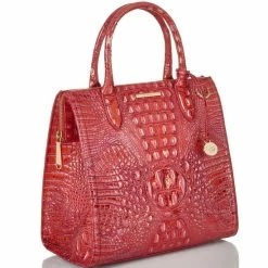 Promo ???? BRAHMIN Melbourne Collection Caroline Satchel Bag Red Dragon ???? -BRAHMIN Shop unnamed file 864
