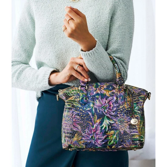 Best Sale ⭐ BRAHMIN Melbourne Collection Duxbury Satchel Bag Visionary ⌛ 7 Best Sale ⭐ BRAHMIN Melbourne Collection Duxbury Satchel Bag Visionary ⌛ - Image 5