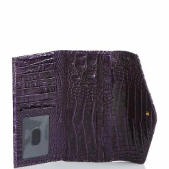 Discount ???? BRAHMIN Ombre Melbourne Collection Veronica Trifold Wallet Ultraviolet ✔️ -BRAHMIN Shop unnamed file 87