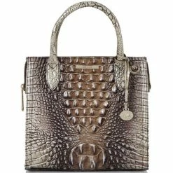 Promo ✨ BRAHMIN Ombre Melbourne Collection Small Caroline Satchel Bag Espresso ????