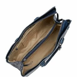 Coupon ???? BRAHMIN Tidewater Collection Small Finley Carryall Satchel Bag Navy ???? -BRAHMIN Shop unnamed file 876