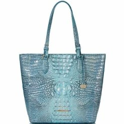 Coupon ⭐ BRAHMIN Melbourne Collection Ellen Tote Bag Arctic Blue ❤️