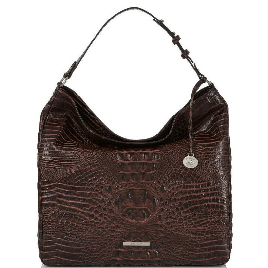 Budget ???? BRAHMIN Danbury Collection Isabella Shoulder Bag Espresso ???? 3 Budget ???? BRAHMIN Danbury Collection Isabella Shoulder Bag Espresso ????