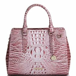 Brand new ???? BRAHMIN Melbourne Collection Small Finley Carryall Satchel Bag Pink Icing ⭐