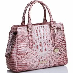 Brand new ???? BRAHMIN Melbourne Collection Small Finley Carryall Satchel Bag Pink Icing ⭐ -BRAHMIN Shop unnamed file 953
