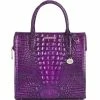Cheapest ✔️ BRAHMIN Melbourne Collection Caroline Satchel Bag Purple Potion ???? -BRAHMIN Shop unnamed file 954