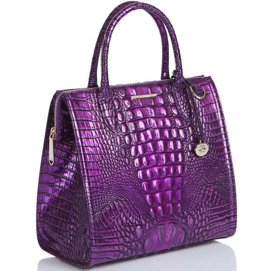 Cheapest ✔️ BRAHMIN Melbourne Collection Caroline Satchel Bag Purple Potion ???? 6 Cheapest ✔️ BRAHMIN Melbourne Collection Caroline Satchel Bag Purple Potion ???? - Image 4
