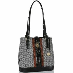 Wholesale ???? BRAHMIN Alexandria Collection Fiora Mixed Media Signature Logo Leather Bucket Bag Black ???? 9 Wholesale ???? BRAHMIN Alexandria Collection Fiora Mixed Media Signature Logo Leather Bucket Bag Black ???? -BRAHMIN Shop unnamed file 967