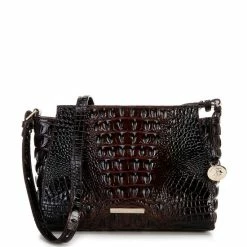 Discount ✨ BRAHMIN Ombre Melbourne Collection Hillary Crossbody Bag Cocoa ????
