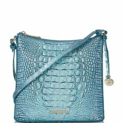 Best Sale ???? BRAHMIN Melbourne Collection Katie Crossbody Bag Arctic Blue ????